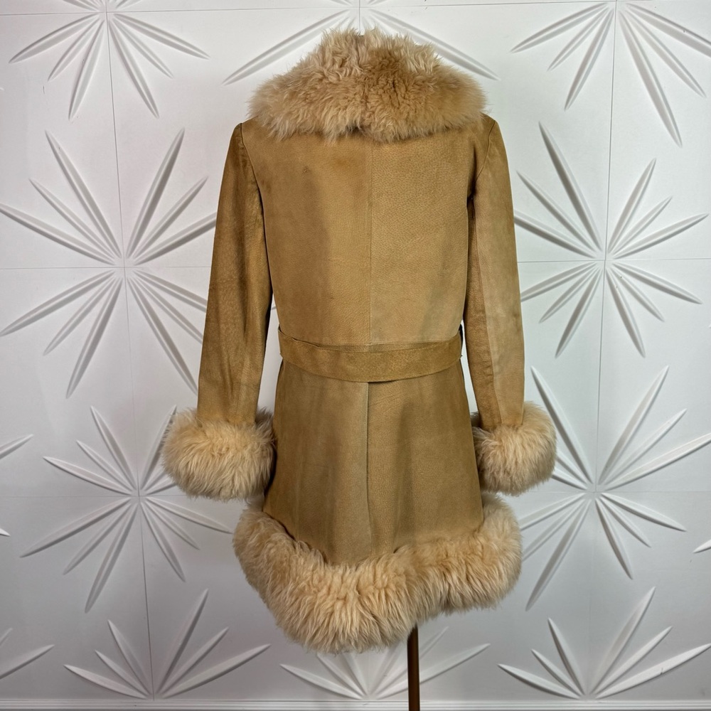 🎸  PENNY LANE COAT FREE PEOPLE VINTAGE ROSE BOWL CIRCA 1970’S🤘🏽 - Picture 9 of 14